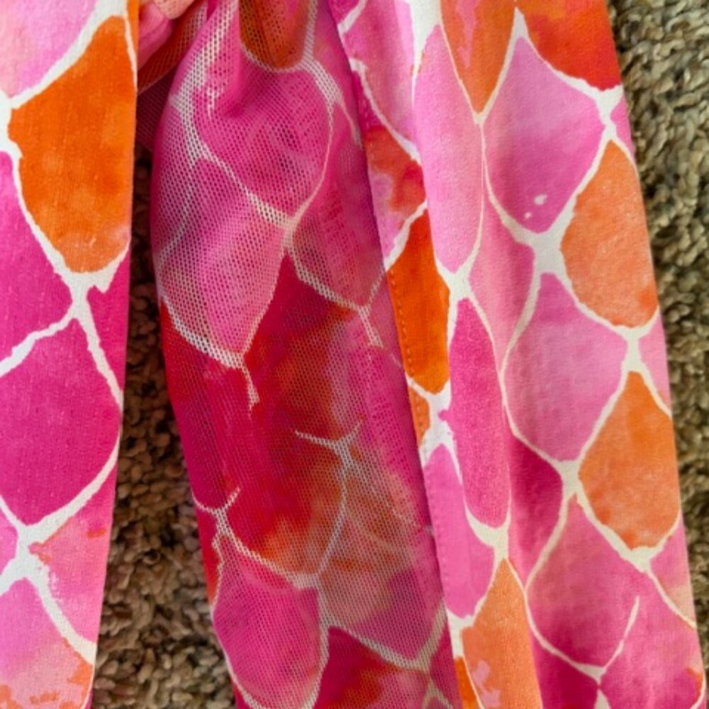 Ibkul Pink and Orange Golf Dress - Picture 6 of 7